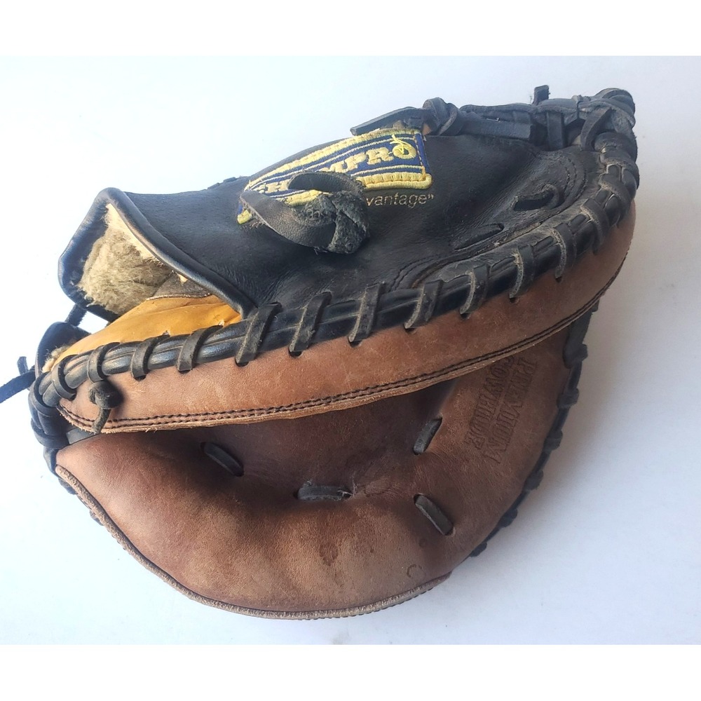 Champro Youth Catcher's Mitt MVP 444 Leather Baseball Glove RHT Game Ready